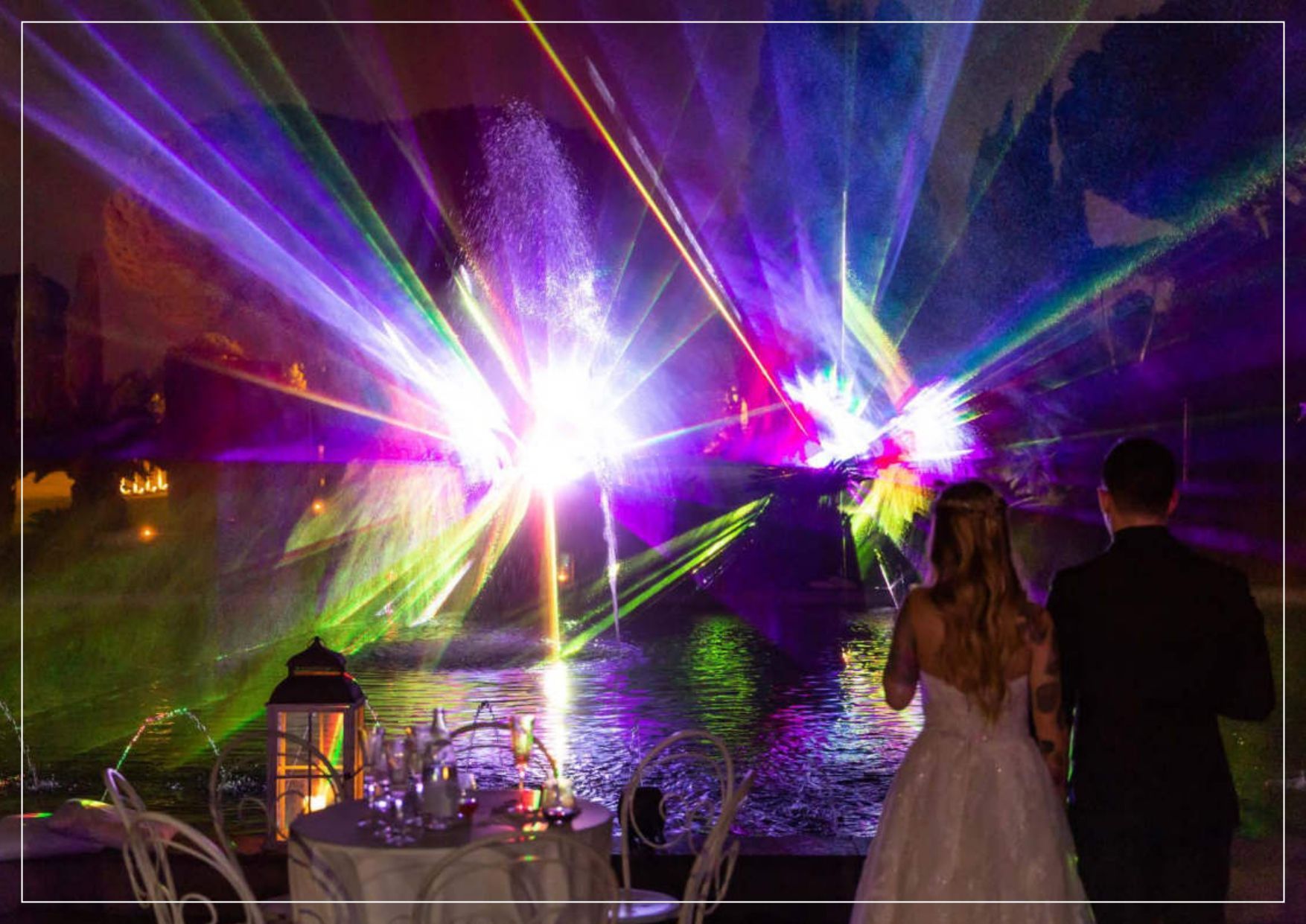 illuminazione scenografica per eventi a Roma