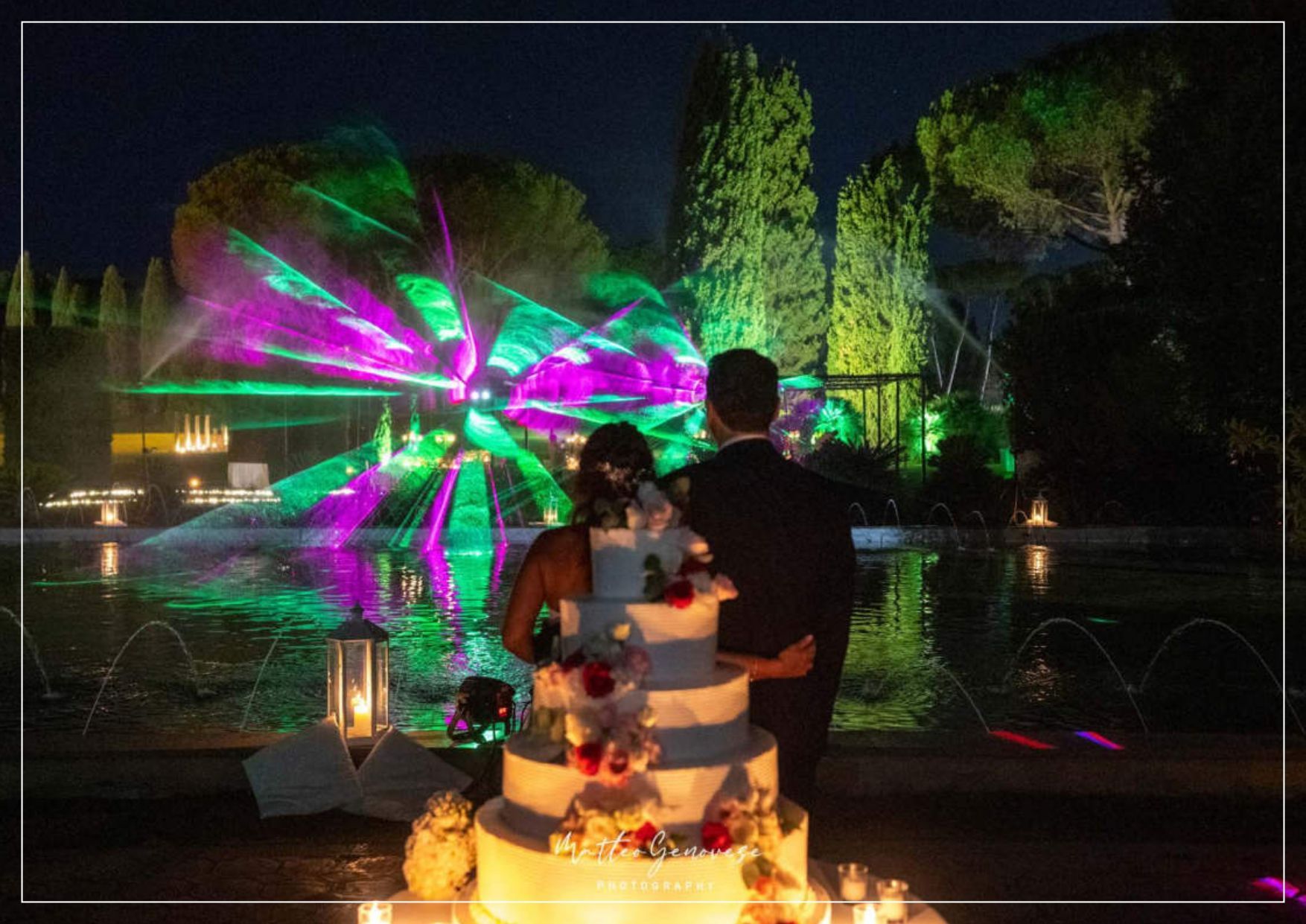 illuminazione scenografica per eventi a Roma