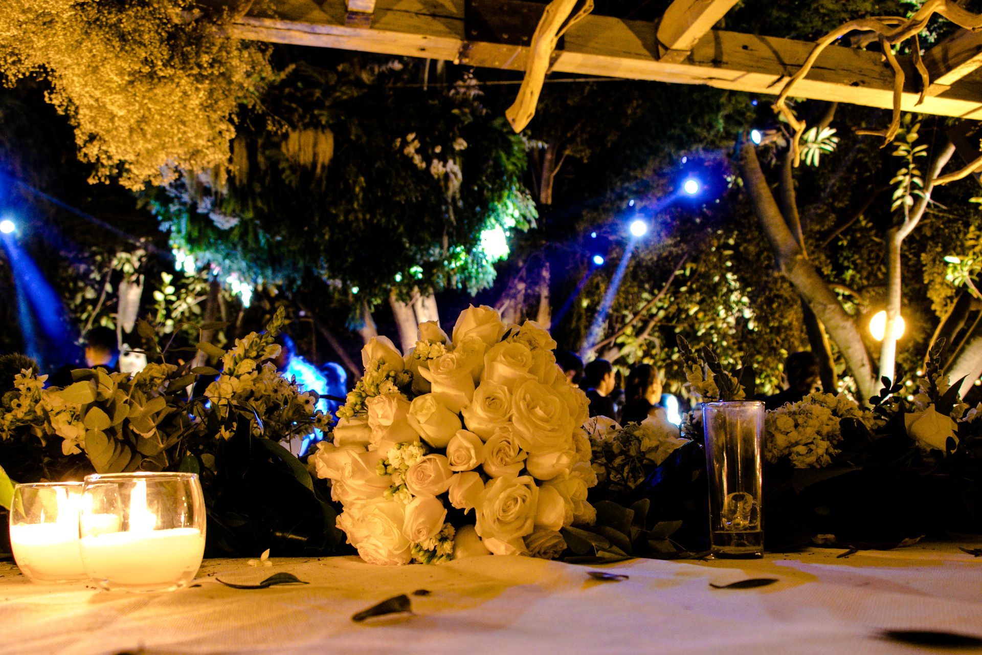 illuminazione scenografica per eventi a Roma