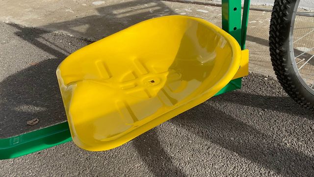 facilitador para la cosecha de judías verdes y desmalezado de hortalizas - línea verde