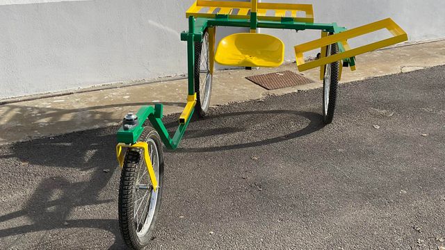 facilitador para la cosecha de judías verdes y desmalezado de hortalizas - línea verde