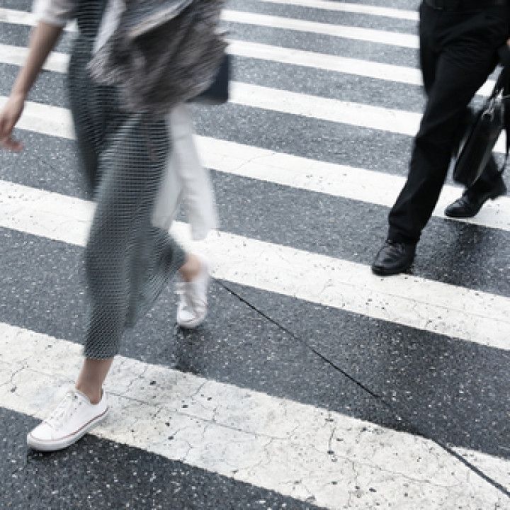 People Walking on Pedestrian