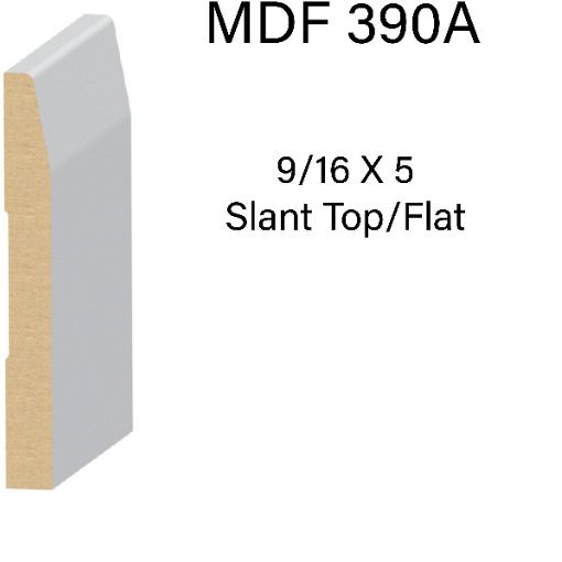 A picture of a mdf 390a slant top / flat molding.