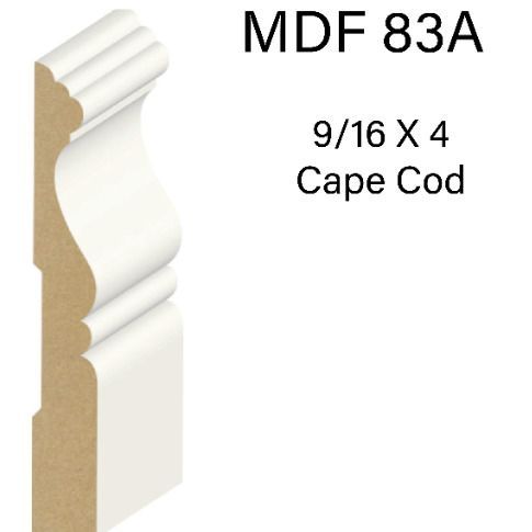 A picture of a mdf 83a cape cod molding