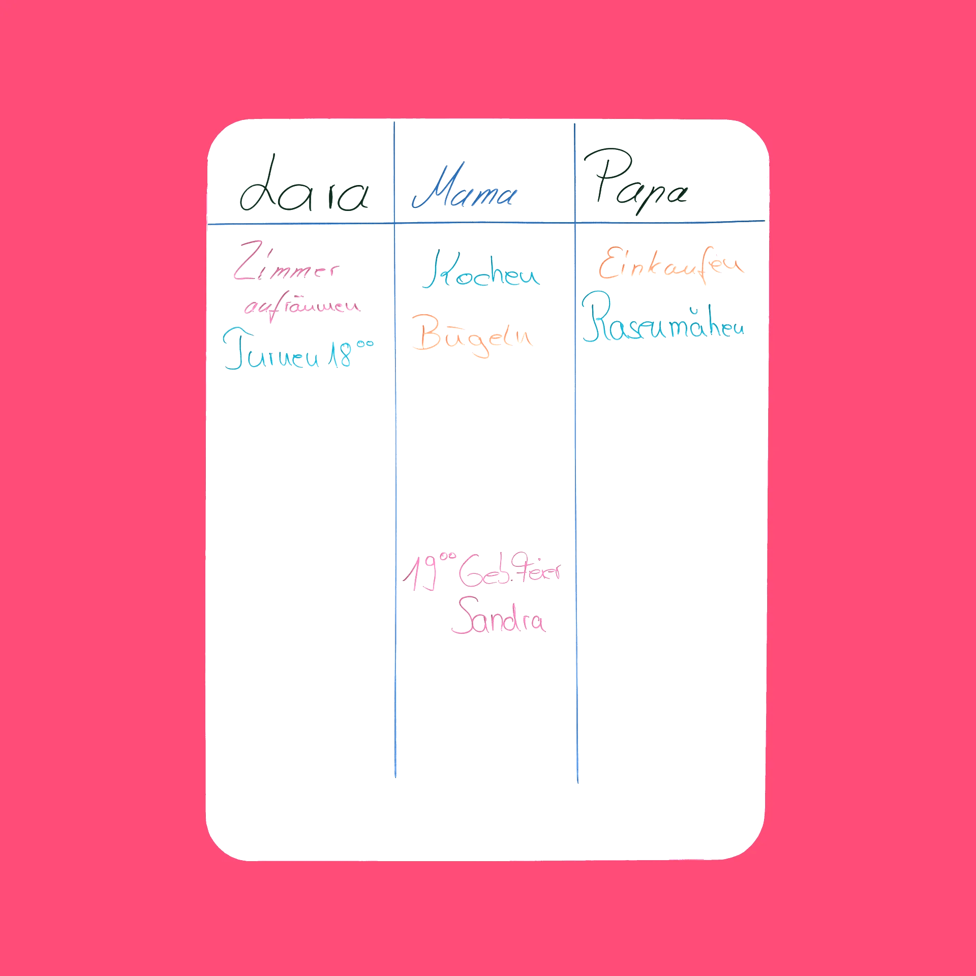 MagneticTable as whiteboard