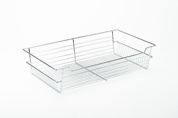 Chrome Color Option for  30x6.25x14 Sliding Basket Organizer