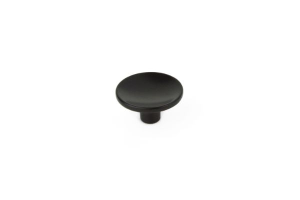 Matte Black Color Option for Button Knobs