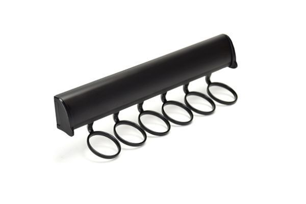 Matte Black Color Option for Scarf Rack Organizer