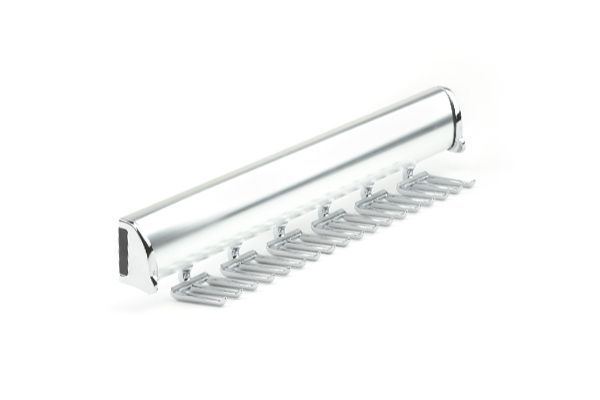 Chrome Color Option for Tie Rack Organizer