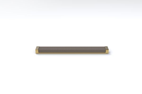 Pewter Matte Gold Color Option for Luxe Leather Handles