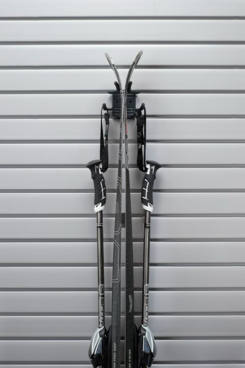 Ski Rack Slatwall Organizer Accessory Option