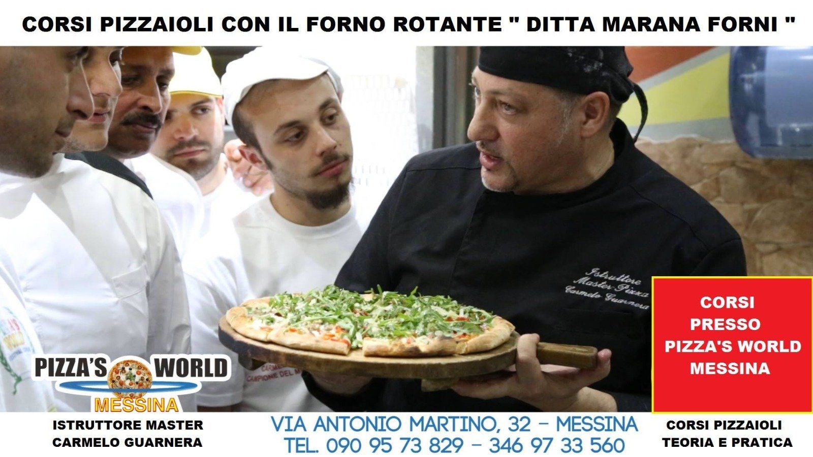 corsi pizzaiolo forno rotante