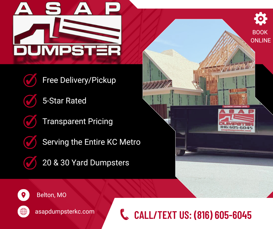 why you should rental dumpster from asap dumpster