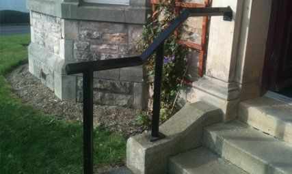 Bespoke handrail at Barnard Castle