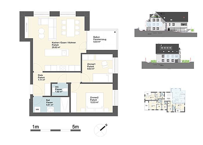 WA Mühlegasse Dornbirn, Top 6, ZEITPUNKT GU GmbH