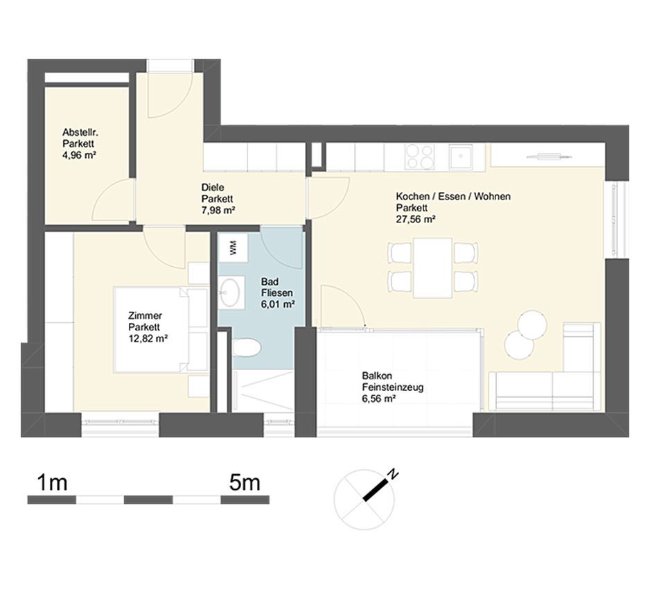 WA Mühlegasse Dornbirn, Top 7, ZEITPUNKT GU GmbH