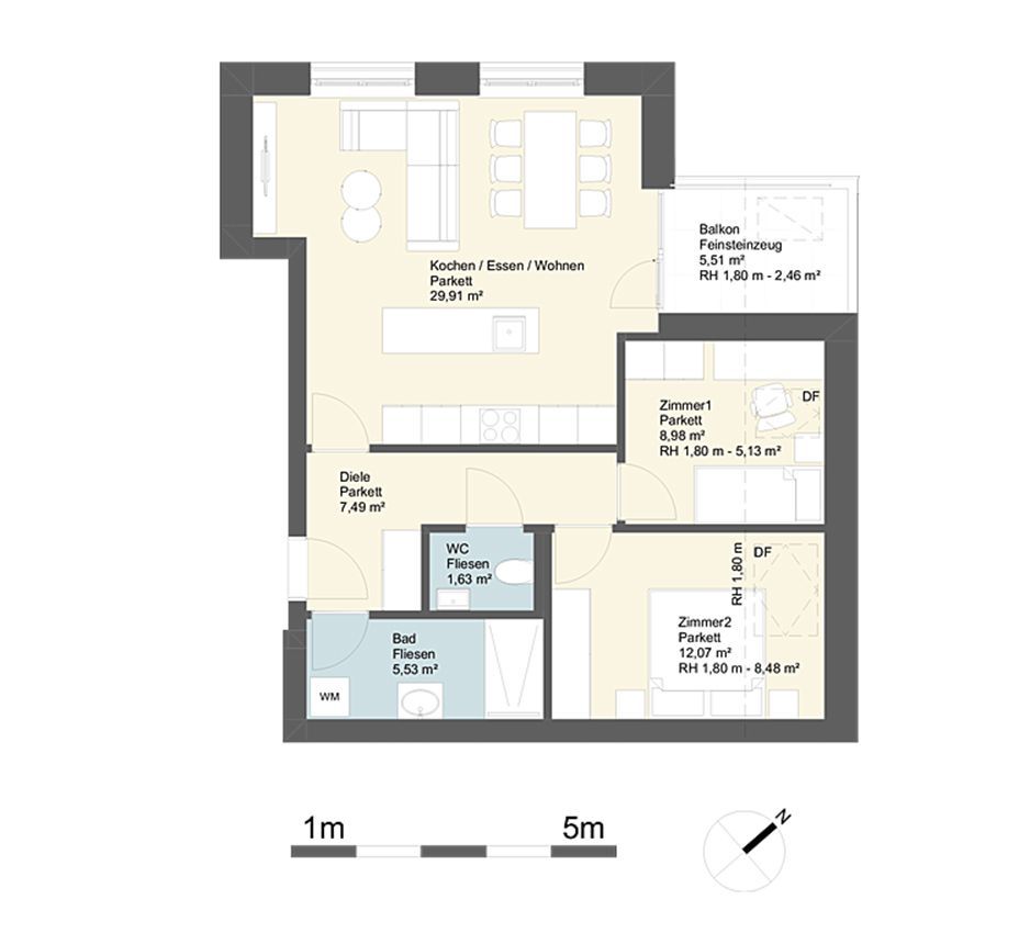 WA Mühlegasse Dornbirn, Top 9, ZEITPUNKT GU GmbH