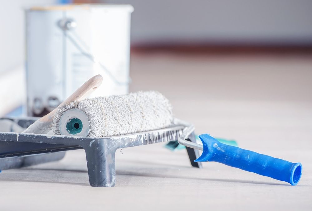 Painting the Room with White Paint — Painters in Denman Prospect, ACT