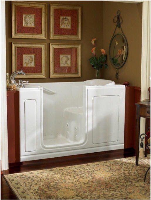 White Safety Tubs — Naples, FL — First Class Plumbing of Florida, Inc.
