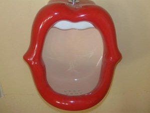Mouth Shape Urinal — Naples, FL — First Class Plumbing of Florida, Inc.