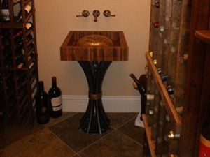 Customized Faucet And Wine Cellar — Naples, FL — First Class Plumbing of Florida, Inc.