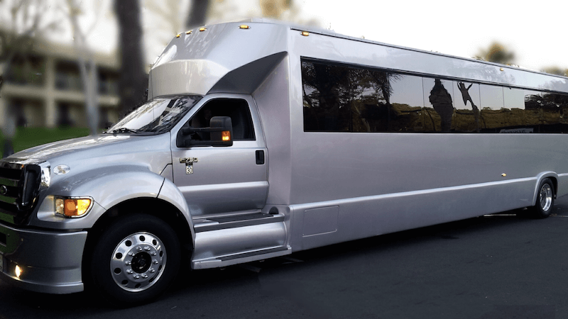 44 passenger party bus rental exterior photo