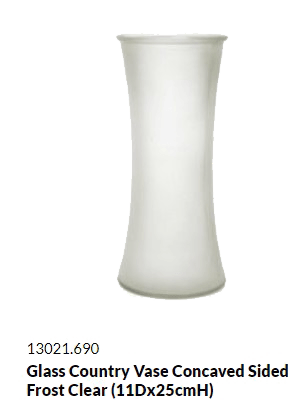 Frosted Vase