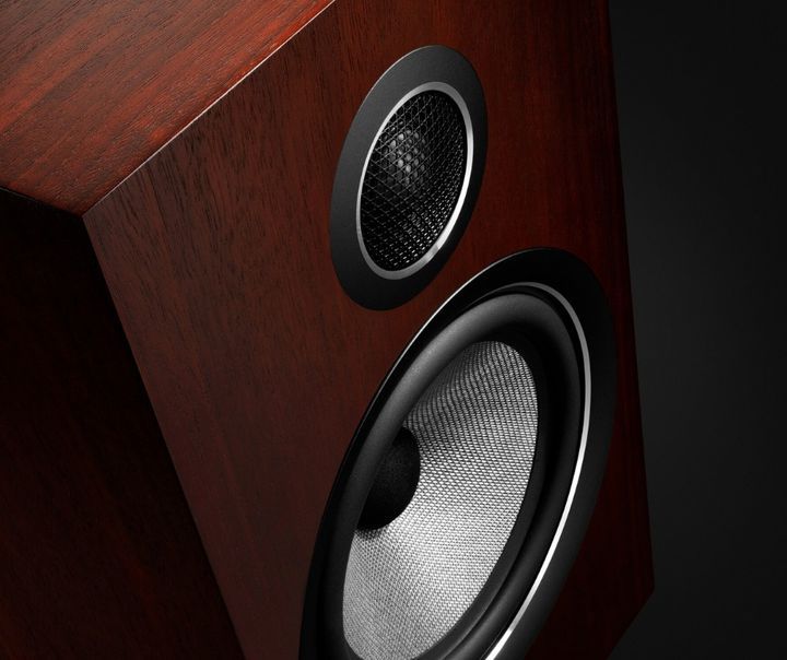A Close Up of a Speaker on a Black Background — Complete Audio in Maroochydore, QLD