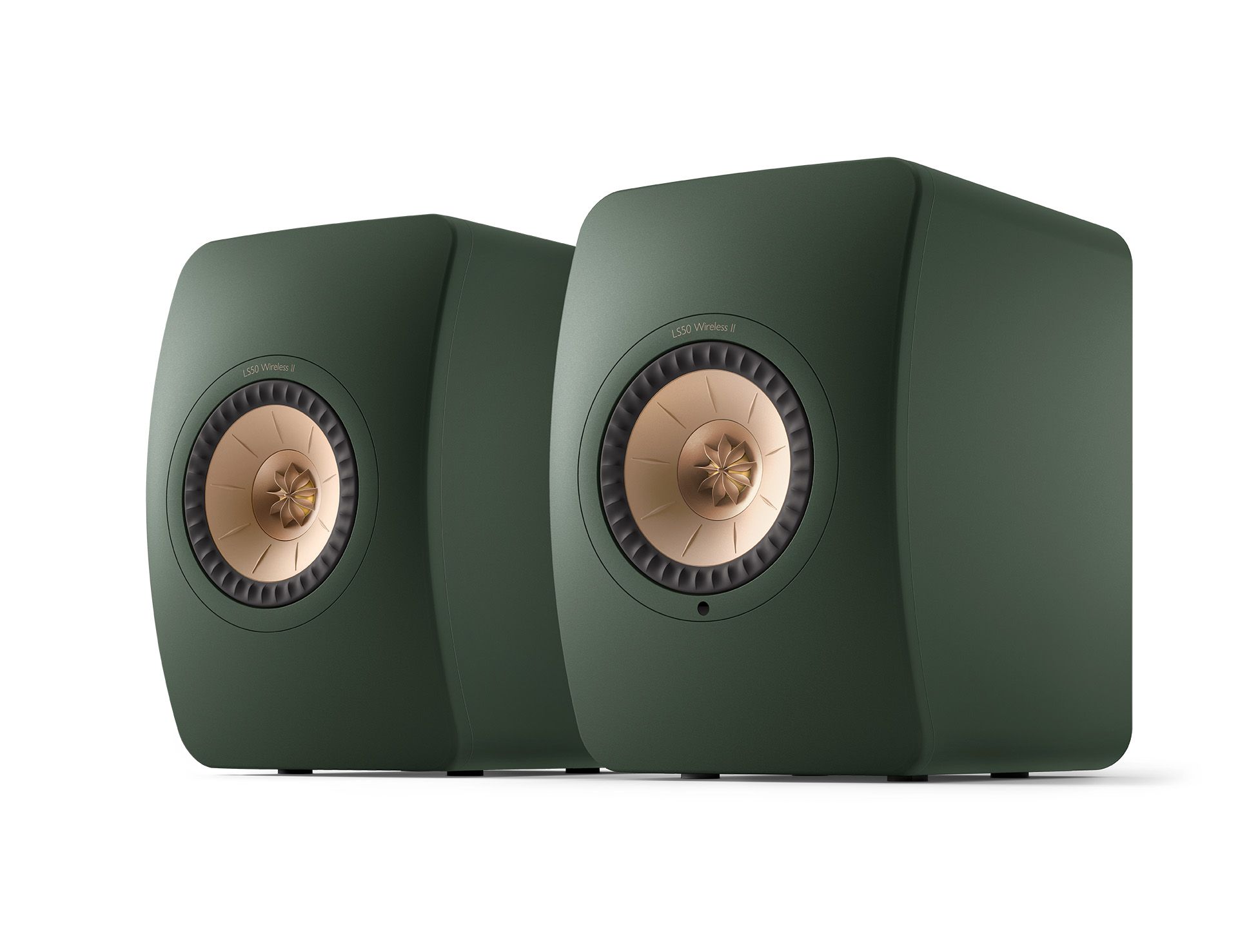 KEF LS50 Wireless II in the new Moss Green colour