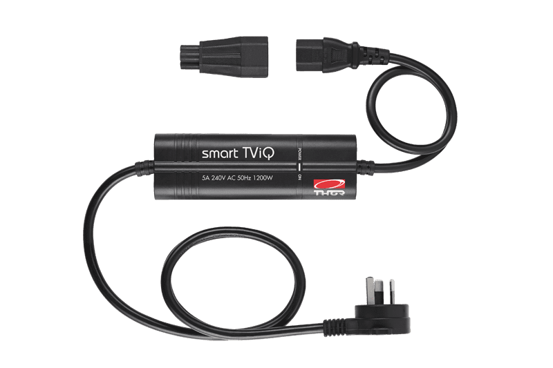 A Black Cord With a Plug Attached to It on a White Background — Complete Audio in Maroochydore, QLD