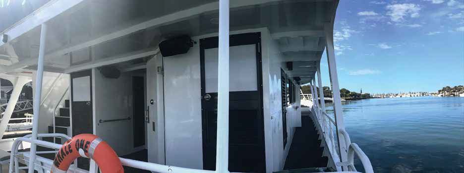 A Boat is Floating on Top of a Body of Water — Complete Audio in Maroochydore, QLD