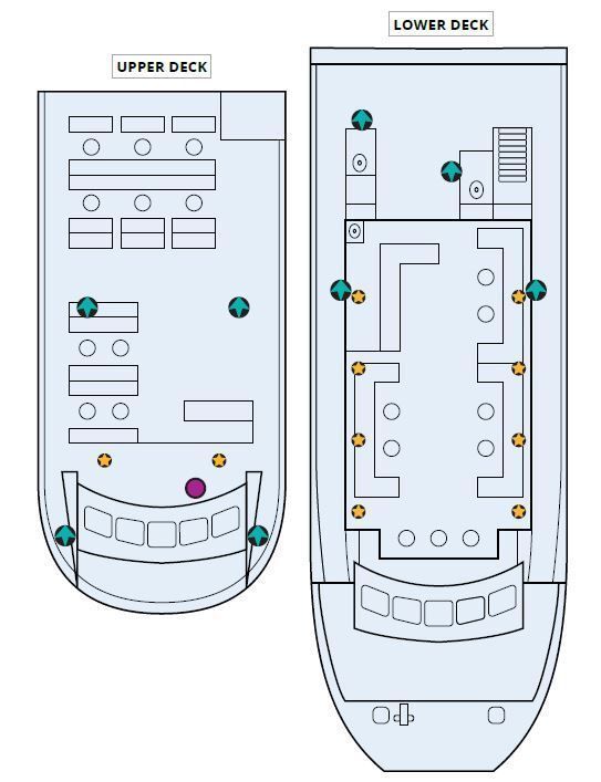 A Drawing of the Upper Deck and Lower Deck of a Boat — Complete Audio in Maroochydore, QLD