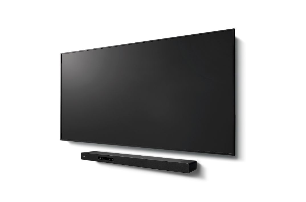 Black Yamaha Subwoofer on a Dark, Rectangular Base — Complete Audio in Maroochydore, QLD