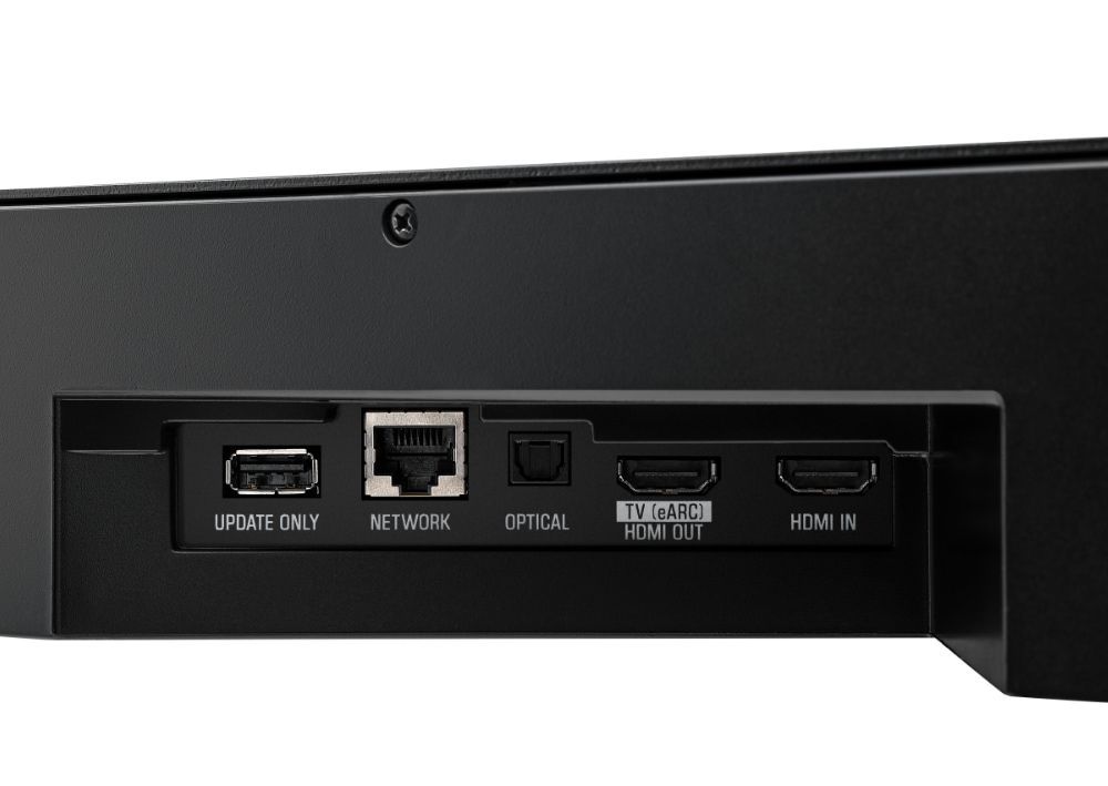 Rear Panel of a Black Soundbar With Usb — Complete Audio in Maroochydore, QLD