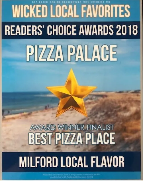 Voted Best Pizza Milford MA
