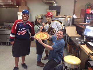 halloween at pizza palace