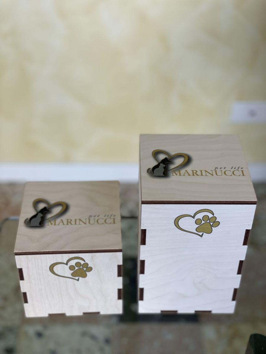 scatole cinerarie in legno