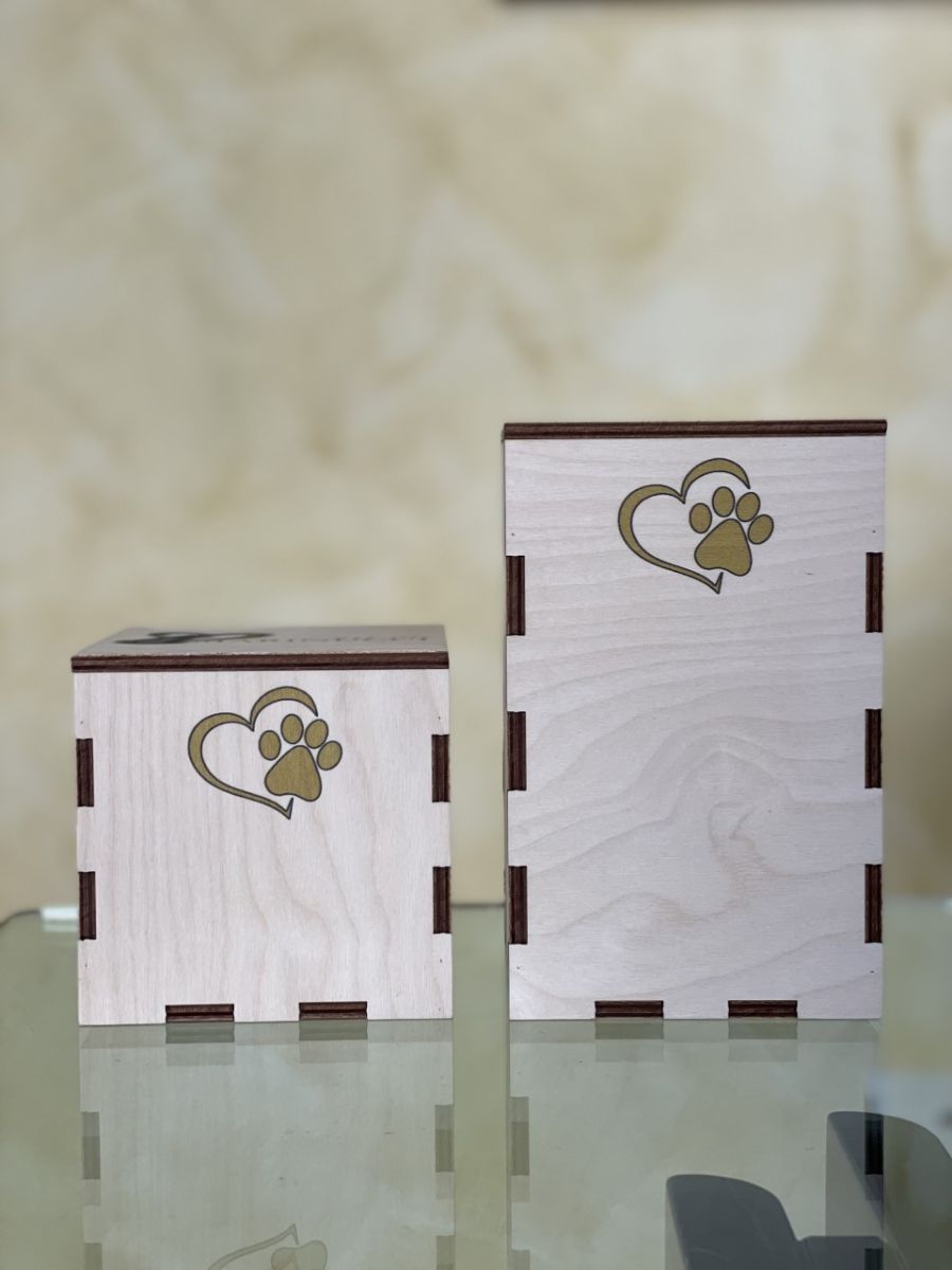 scatole per la conservazione delle ceneri