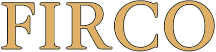 FIRCO in a gold-colored, serif font.