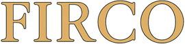 FIRCO in a gold-colored, serif font.
