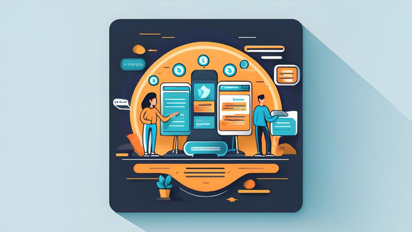 A group of people are working on a mobile app.