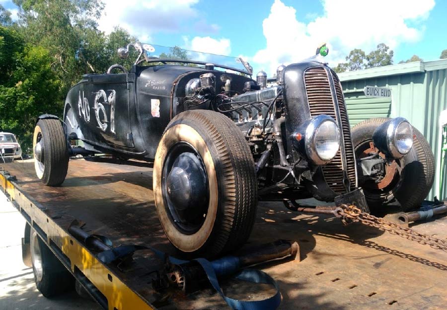 old racing car