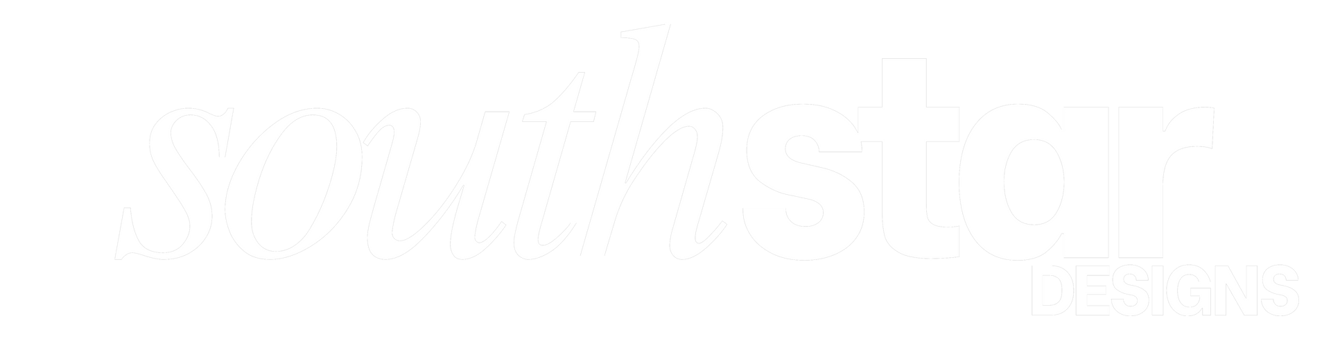 South Star Designs white logo