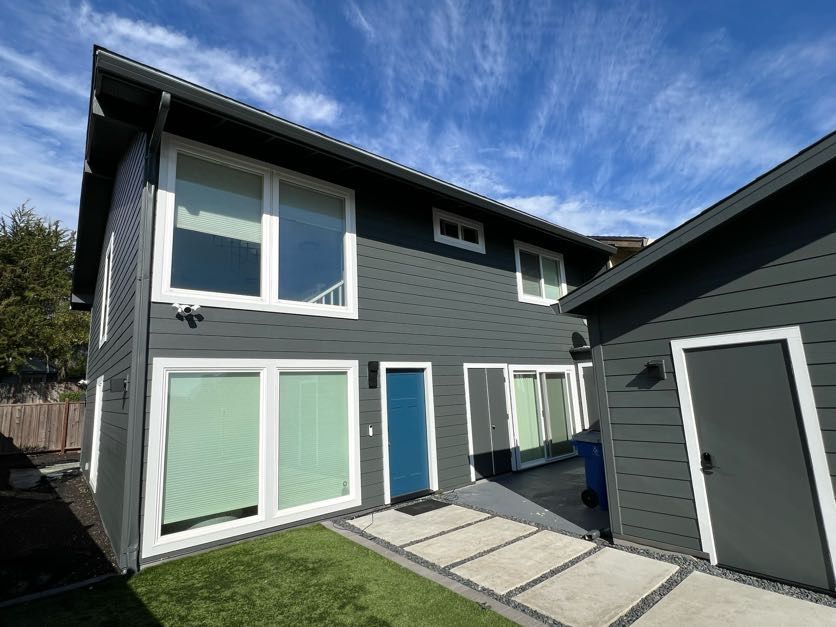 fiber cement siding bay area james hardie daly city gray home lap siding