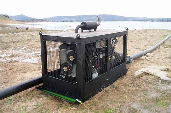 Water Pump in a Metal Enclosure — Pumps Sales & Repairs in Albury, NSW