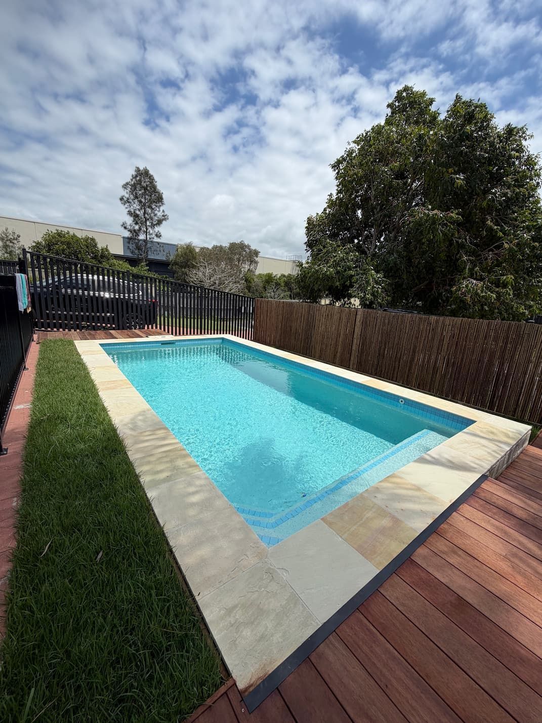 A newly built Gold Coast swimming pool
