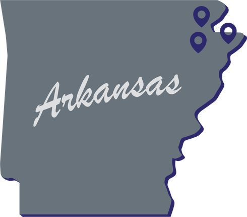 Bethune Painting | Arkansas Service Area Map