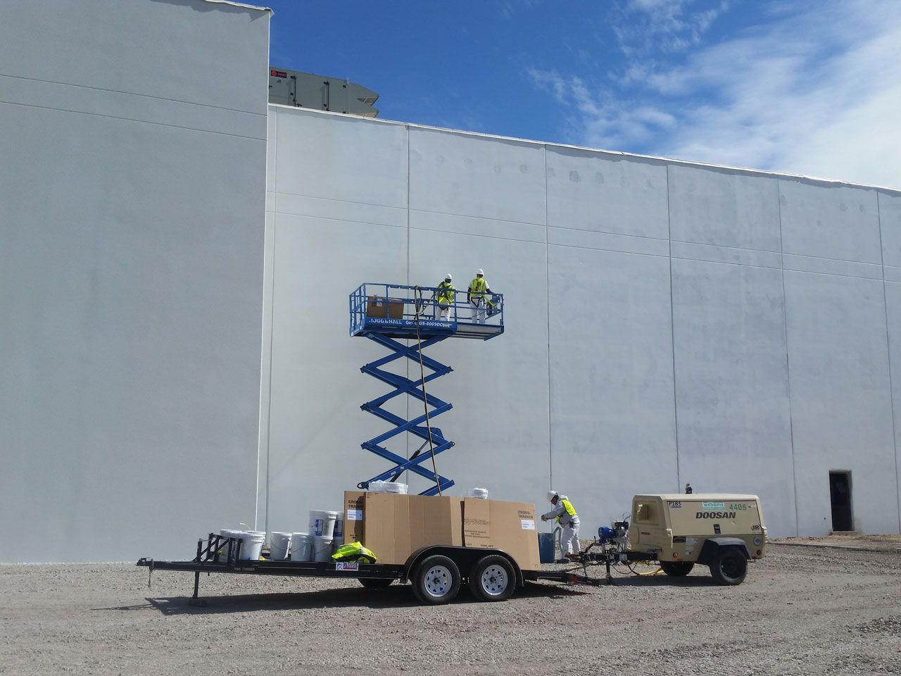 Bethune Painting has highly trained employees that meet and exceed expectation for highly secure industrial facilities.