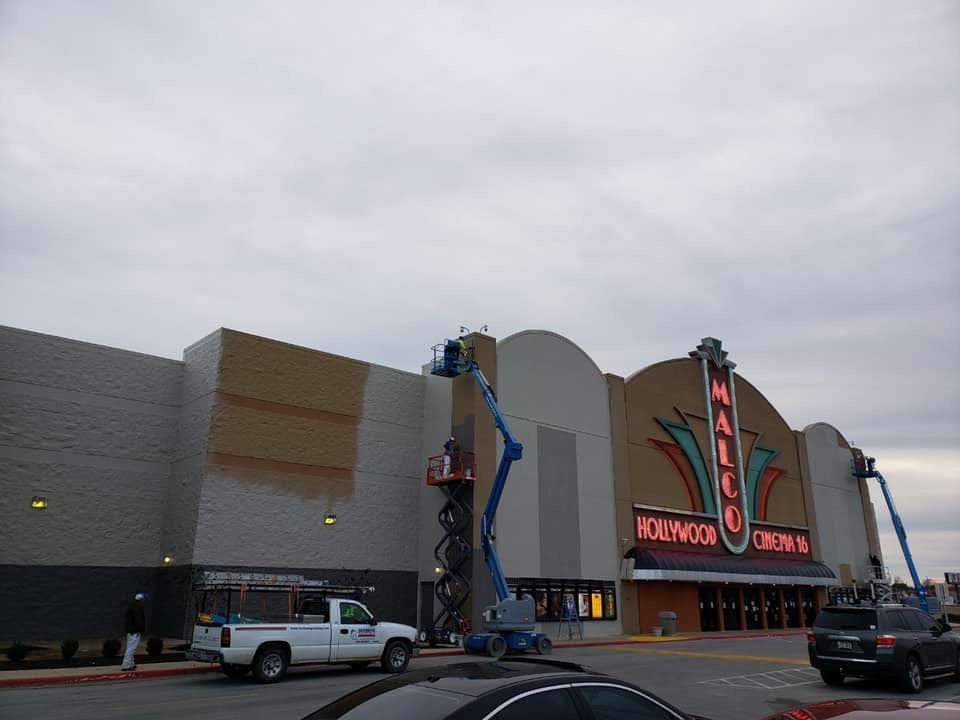Bethune Painting offers a variety of professional painting and power washing services, including movie theaters