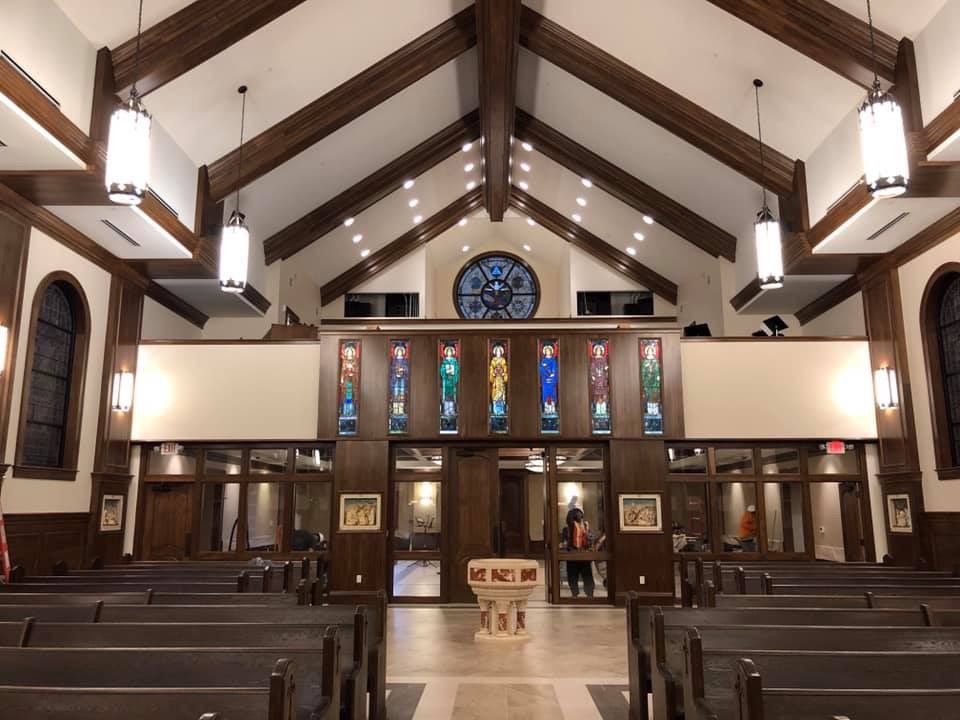 Bethune Painting offers a variety of professional painting and power washing services, including church ceilings